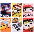 cetak offset stiker transfer panas untuk pakaian anak-anak 