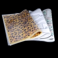 Flock heat transfer printing 