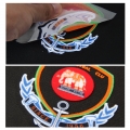 Logo kustom Menyetrika pada huruf lembut 3d flock heat transfer stiker label pencetakan untuk kerajinan DIY T-shirt tas pakaian 